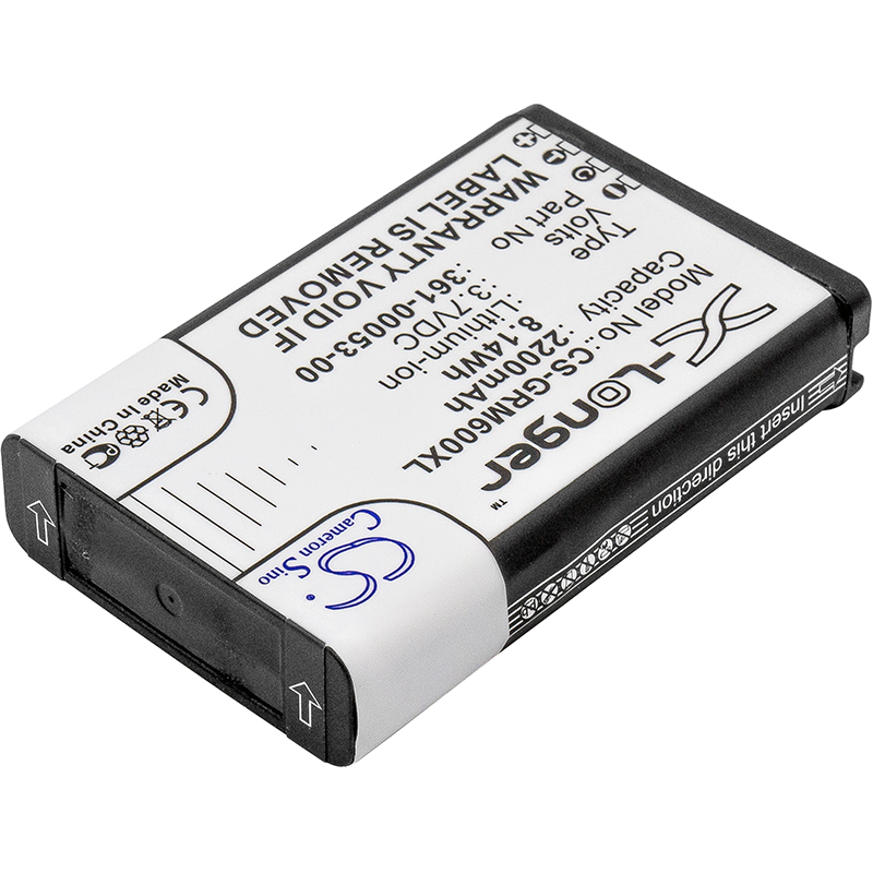 Batterie 2200mAh pour GARMIN Alpha 100 handheld Montana 600
