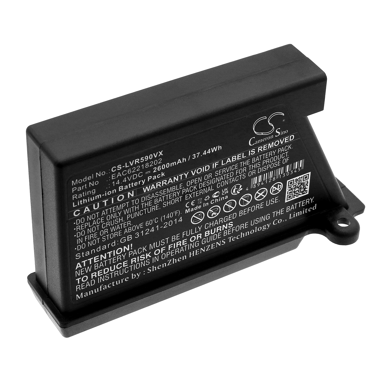 EAC60766102 Akku Batterie 3000mAh Li-Ion für LG Hom-Bot EAC62218202 